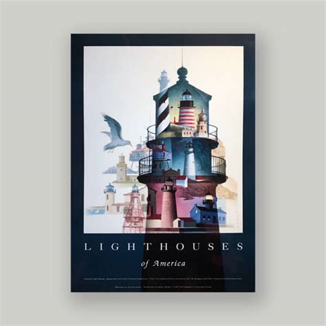 “Lighthouses of America” Poster | The Lighthouse Preservation Society