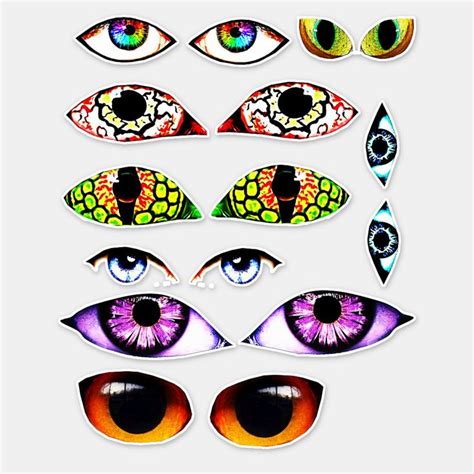 Creepy People Animal Creature Eyes Sticker | Zazzle | Eye stickers, Creepy people, Diy bracelets ...