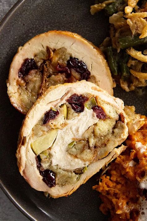 Apple Cranberry Stuffed Turkey Breast Countryside Cravings