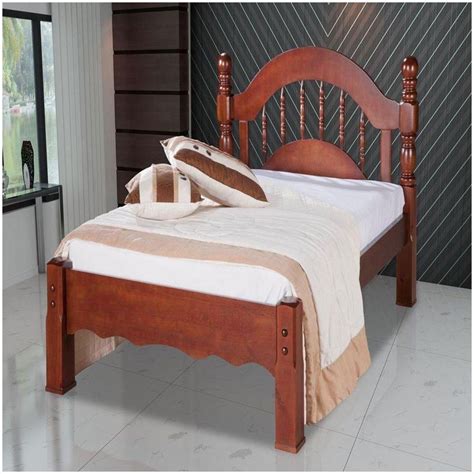 Cama De Casal Siena De Madeira Maci A Pinus Cor Avel Madeiramadeira