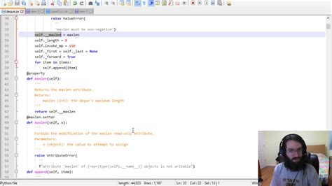 Let S Code Python Deque Part Youtube