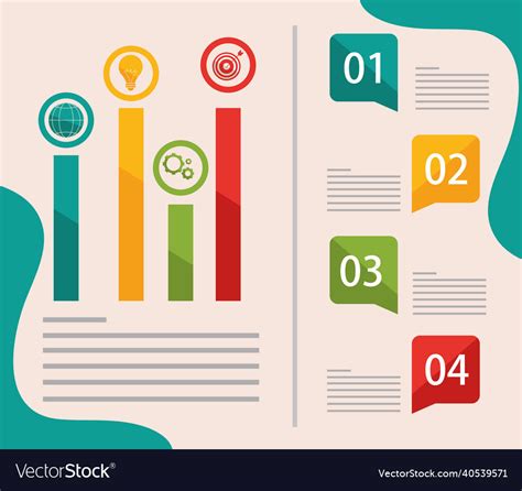 Infographic business strategy Royalty Free Vector Image