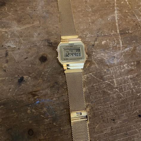 Casio gold coloured watch. Only work a few times. In... - Depop