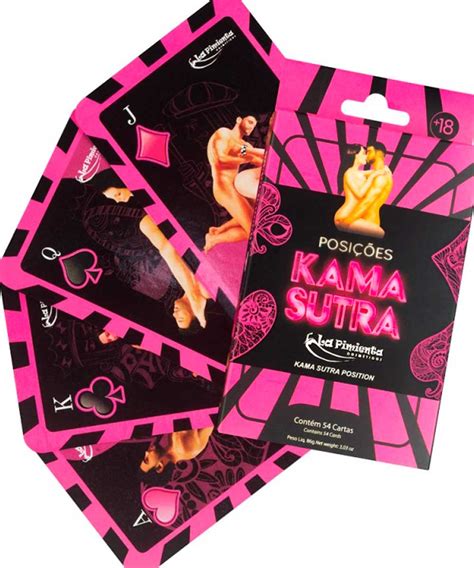 Baralho Kama Sutra 54 Cartas La Pimienta Aline Lingerie