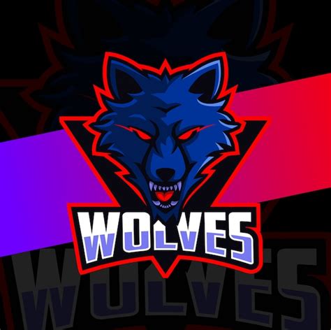 Premium Vector Wolves Mascot Esport Logo Design