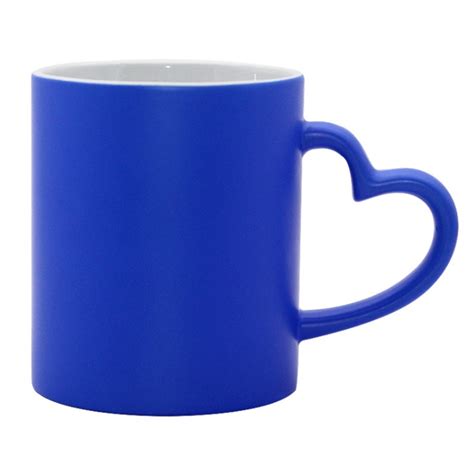 Sublimation Color Changing Magic Mug With Heart Handle