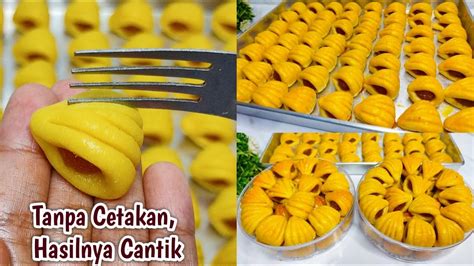 Cuma Pakai Garpu Jadinya Secantik Ini Nastar Kerang Tanpa Cetakankue