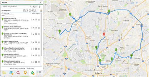 Hospital Route- Atlanta – Geopointe