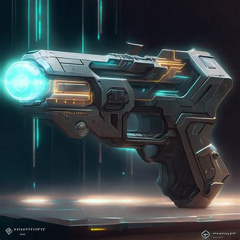 Futuristic pistol by Pickgameru on DeviantArt