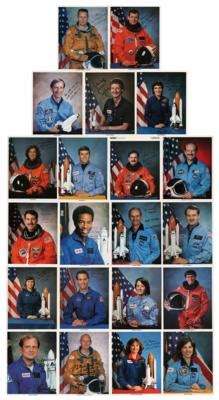 Space Shuttle Astronauts 25 Signed Photographs RR Auction