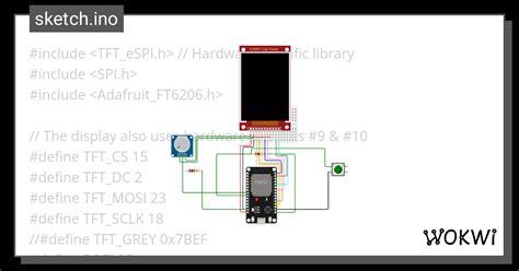 TFT Espi ESP32 Wokwi ESP32 STM32 Arduino Simulator