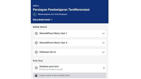 Kunci Jawaban Post Test Diferensiasi Dalam Pembelajaran Sd Paket A