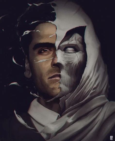 A Painting Of A Man With His Face Painted White And Wearing A Veil Over