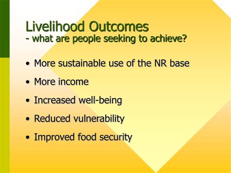 Ppt Sustainable Livelihoods Sl Powerpoint Presentation Free