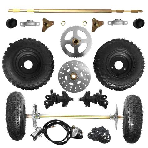 Togarhow Inch Mm Rear Axle Shaft Kit With Front Rear Wheels