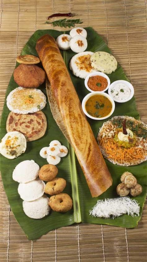 South Indian Breakfast Menu