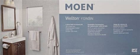 Wellton 4 Piece Bathroom Fixture Set By Moen Stylish Spot Resist