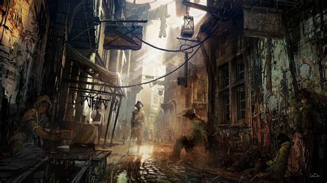 Hinterhof Concept Art Assassin S Creed Unity Street Art Paris