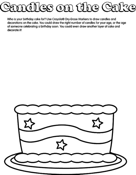 Birthday Cake Without Candles Coloring Page Boringpop The Best Porn