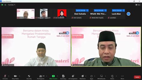 Webinar Nikahmudah Eps Bersama Dalam Krisis Mengatasi Problematika