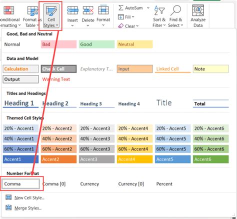 Apply Comma Style Number Format In Excel Easy Ways