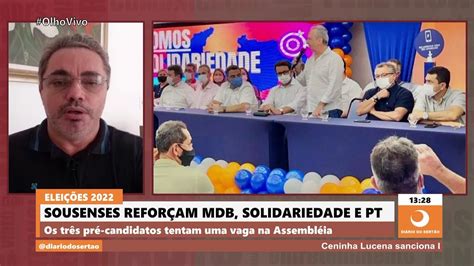 André Gadelha Zé Célio e Luciano Cartaxo reforçam MDB Solidariedade e