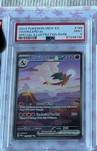 2023 Pokemon Mew En 151 Charizard Ex Special Illustration Rare 199 Psa