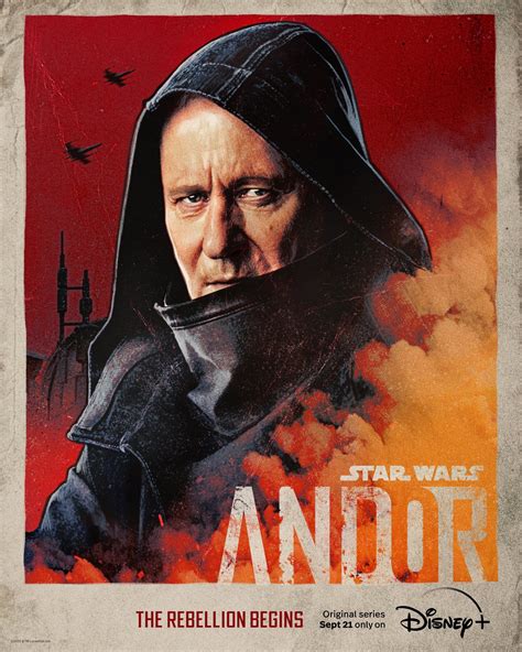 Star Wars Andor Character Posters Released What S On Disney Plus