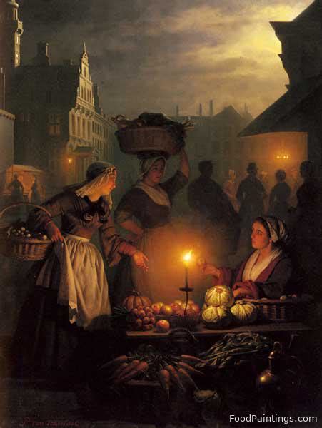 The Night Market - Food Paintings