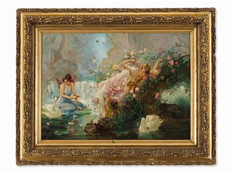 Elves By The Stream By Hans Zatzka On Artnet