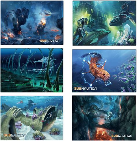 Amazon.com: Subnautica Poster Wall Decor Room Aesthetics Cool Art Print ...