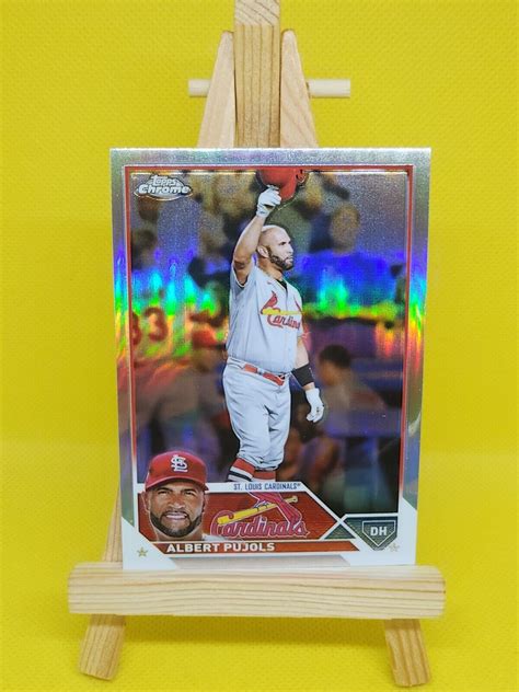 Topps Chrome Refractor Albert Pujols St Louis Cardinals Ebay