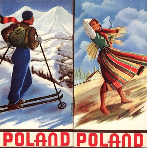 Poster Poland Artist J Tokarzewicz Poland Vintage