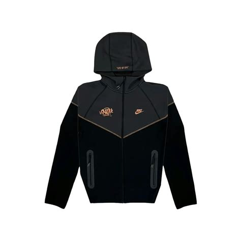 Nike Sportswear x Central Cee Tech Fleece Full Zip Hoodie Black