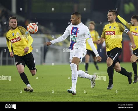 Kylian Mbappe Du Psg Lors De La Coupe Fran Aise Tour De Match De