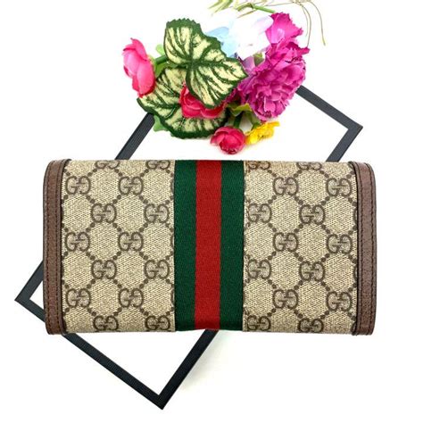 36％割引ブルー系高級品市場 ️ 良品 Gucci Ggスプリーム 長財布 正規品 鑑定済み ️ 長財布 小物ブルー系 Ota On