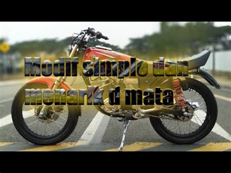 Rx King Modif Simple Youtube