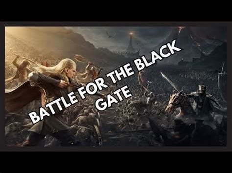 Battle at the Black Gate I Lord of the rings Conquest HD : r/lotr