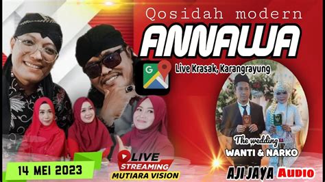 ANNAWA Qasidah Live In Krasak Mojoagung 14 Mei 2023 YouTube