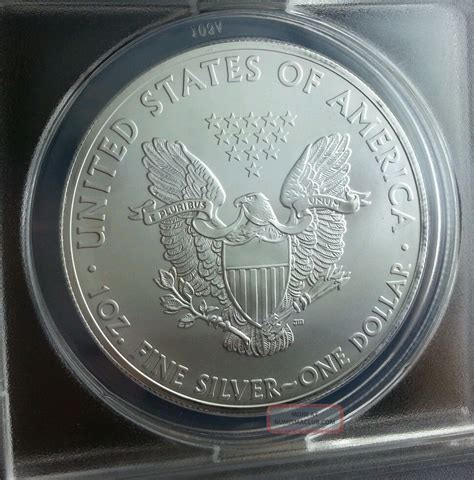 2014 S Us Silver Eagle First Day Of Issue Anacs Ms 70