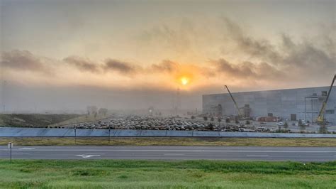 Joe Tegtmeyer On Twitter And Sunrise Over A Foggy Giga Texas On