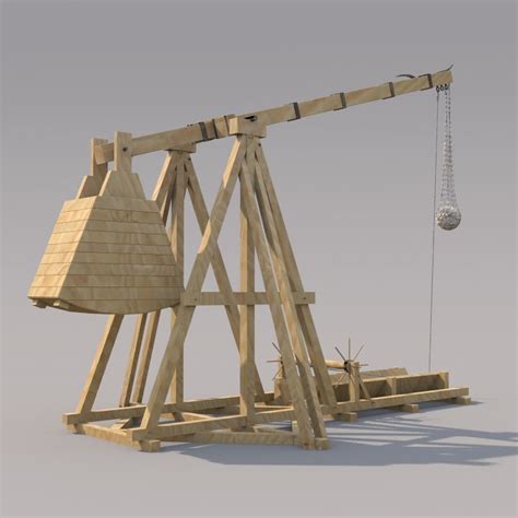 Medieval Trebuchet 3d Model