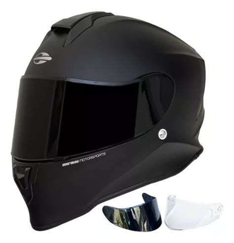 Capacete Asx Ls Moto Mormaii M1 Narigueira Viseira Parcelamento