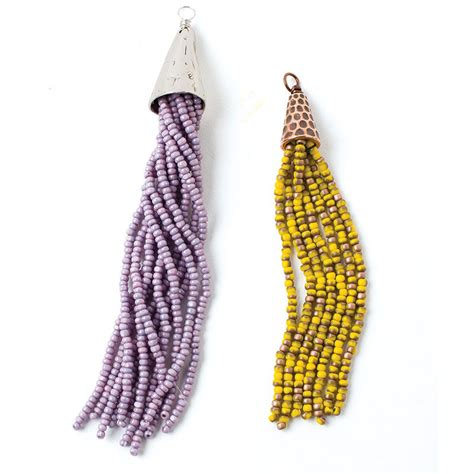 How To Make A Beaded Tassel With Seed Beads Interweave