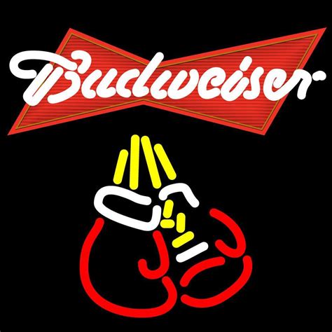 Budweiser Boxing Neon Sign – DIY Neon Signs