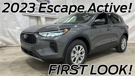 First Look Ford Escape Active Review What Changed Youtube