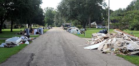 Flood Clean Up Recovery Efforts Underway In Zachary Baker