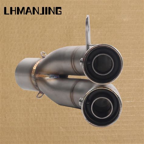 Universal Models Two Holes Outlet Design Motorcycle Exhaust Muffler