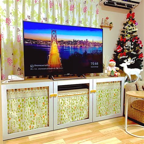 テレビ台roomclipアンケートリビングクリスマスディスプレイクリスマスツリーなどのインテリア実例 2020 12 03