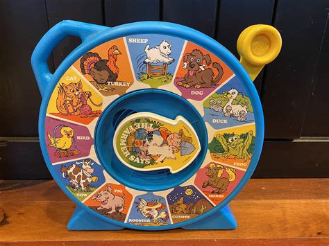 Mattel See and Say 1989 Vintage Find and Seek Spin the Wheel | Etsy